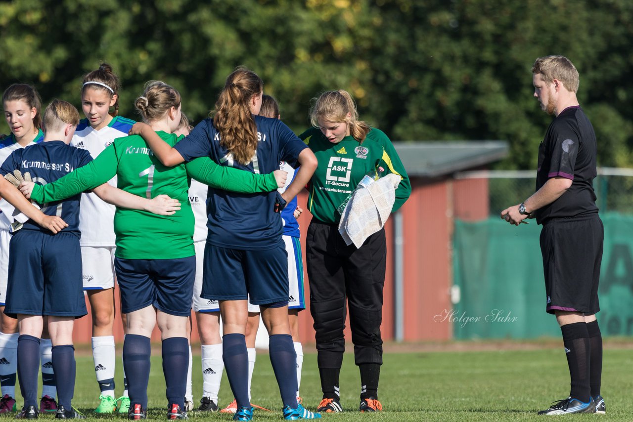 Bild 464 - B-Juniorinnen Krummesser SV - SV Henstedt Ulzburg : Ergebnis: 0:3